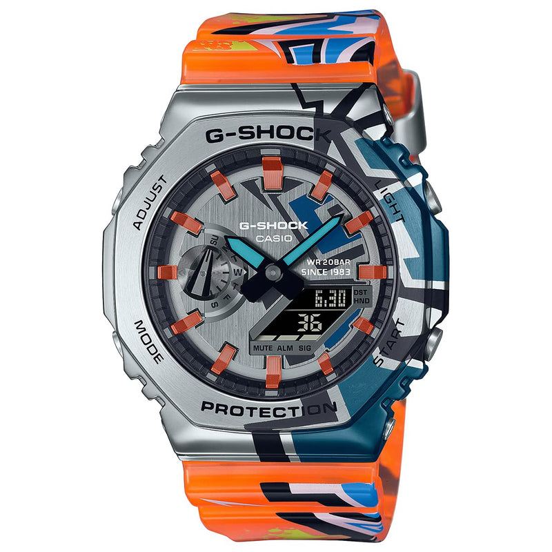 Analog-Digital Multicolor Dial Men's MG- 102345 SS-1ADR