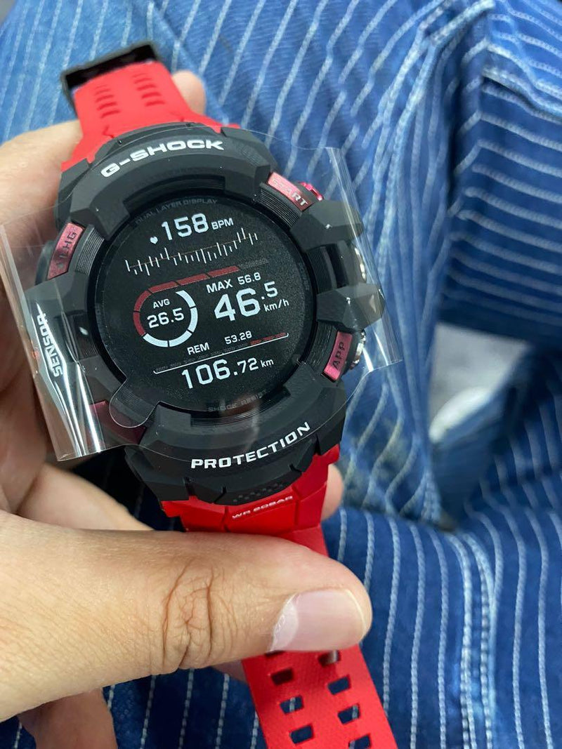 Squad Pro Red Resin Smartwatch - GSW-H121213980)-1A4)