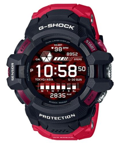 Squad Pro Red Resin Smartwatch - GSW-H121213980)-1A4)