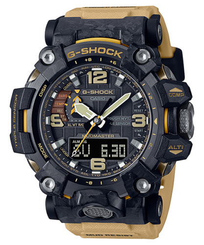 Mudmaster Tough Solar Tan Carbon Core Guard Watch - GWG-1215990